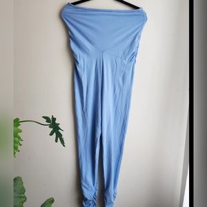 Free people movement light blue strapless hot shot onesie size  medium